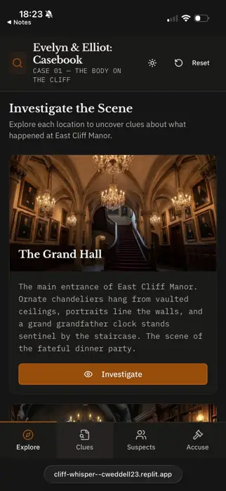 The Body on the Cliff cover