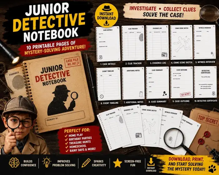 Junior Detective Notebook cover