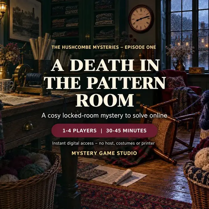 A Death in the Pattern Room cover